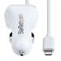 StarTech.com Cargador para Auto USBLT2PCARW2, 1x USB-A, con Cable Lightning, Blanco  3