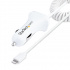 StarTech.com Cargador para Auto USBLT2PCARW2, 1x USB-A, con Cable Lightning, Blanco  1