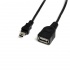 StarTech.com Cable USB A Macho - Mini-USB B Hembra, 30cm, Negro  1