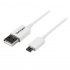 StarTech.com Cable USB 2.0, USB A Macho - Micro USB B Macho, 1 Metro, Blanco  1