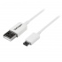 StarTech.com Cable USB 2.0, USB A Macho - Micro USB B Macho, 1 Metro, Blanco
