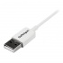 StarTech.com Cable USB 2.0, USB A Macho - Micro USB B Macho, 1 Metro, Blanco - Imagen adicional 2
