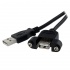 StarTech.com Cable USB 2.0, USB A Macho - USB A Hembra, 30cm, Negro  1