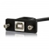 StarTech.com Cable USB de Montaje en Panel, USB B Macho - USB B Hembra, 30cm, Negro  3