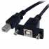 StarTech.com Cable USB 2.0, USB B Macho - USB B Hembra, 90cm, Negro  1