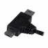 StarTech.com Cable Retráctil USB 2.0 A Macho - mini USB B y Micro USB B Macho, 76cm, Negro  4