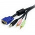 StarTech.com Cable KVM USBVGA4N1A6, USB/VGA/3.5mm Macho - USB/VGA/3.5mm Macho, 1.8 Metros, Negro  2