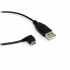 Startech.com Cable USB A Macho - Micro USB B Macho Acodado a la Derecha, 1.8 Metros, Negro  1