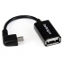 Startech.com Cable Adaptador Micro USB B Macho - USB A Hembra OTG Acodado a la Derecha, 12cm  1