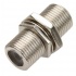 Steren Conector Coaxial Jack con Tuerca Tipo F Macho, para RG59, Plata