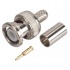 Steren Conector Coaxial BNC Macho, Plata  1