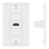 Steren Placa de Pared 1 Puerto HDMI, Blanco  2