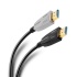 Steren Cable HDMI de Fibra Óptica HDMI Macho - HDMI Macho, 4K, 30Hz, 50 Metros, Negro/Gris  1