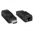 Steren Transmisor y Receptor Alámbrico por Cable Cat6, Entrada 1 x RJ-45 1 x HDMI, Salida 1 x RJ-45 1 x HDMI, hasta 50 Metros