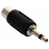 Steren Adaptador RCA Macho - 3.5mm Hembra, Negro  1