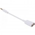 Steren Adaptador de Audio 3.5mm Macho - 2x 3.5mm Hembra, 10cm, Blanco