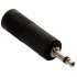 Steren Adaptador de Plug 3.5mm Mono Macho - 6.3mm Hembra, Negro  2