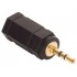 Steren Adaptador de Audio Elite 2.5mm Macho - 3.5mm Hembra, Negro  2