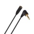 Steren Cable AUX 3.5mm Macho - 2.5mm Hembra, 10cm, Negro  1