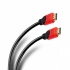 Steren Cable Elite Reforzado HDMI Macho - HDMI Macho, 1080p, 1.8 Metros, Negro/Rojo  2