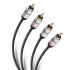 Steren Cable 2 x RCA Macho - 2 x RCA Macho, 2 Metros