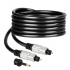Steren Cable Toslink Macho - Toslink Macho, 2 Metros, Negro  2