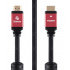 Steren Cable HDMI con Filtros de Ferrita HDMI Macho - HDMI Macho, 4K, 60Hz, 10 Metros, Negro/Rojo  2