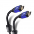 Steren Cable HDMI con Filtros de Ferrita HDMI Macho - HDMI Macho, 4K, 60Hz, 15 Metros, Azul  1