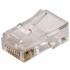 Steren Conector RJ-45, Transparente, 100 Piezas