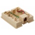 Steren Caja Roseta 300-145, 1 Puerto, Beige  1