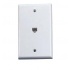 Steren Placa de Pared, RJ-11, 1 Puerto, Blanco  1