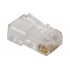 Steren Conector Cat6 RJ-45, Transparente  1