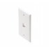 Steren Placa de Pared, RJ-45, 1 Puerto, Blanco  1