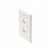 Steren Placa de Pared, RJ-45, 2 Puertos, Blanco  1