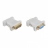 Steren Adaptador VGA Macho - DVI Hembra, Blanco  1