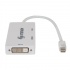 Steren Adaptador Mini DisplayPort/Thunderbolt Macho - VGA/HDMI/DVI Hembra, Blanco  3