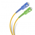 Steren Cable Fibra Óptica Monomodo OM3 SC/APC Macho - SC/UPC Macho, Núcleo 9µm, Cubierta 9µm, 6 Metros, Amarillo