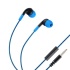 Steren Audífonos Intrauriculares con Micrófono Fit, Alámbrico, 3.5mm, Negro/Azul  1