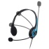 Steren Audífonos con Micrófono AUD-538, Bluetooth, Inalámbrico, 2.4 Metros, 3.5 mm, Negro/Azul - Imagen adicional 2
