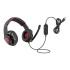 Steren Audífonos Gamer AUD-555, Alámbrico, 2 Metros, USB, Negro/Rojo  6
