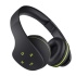Steren Audífonos con Micrófono Ultra Confort, Bluetooth, Inalámbrico, Negro/Verde  1