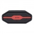 Steren Bocina Portátil EightEdge, Bluetooth, Inalámbrico, 3W RMS, Micro USB, Negro/Rojo - Imagen adicional 1