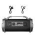 Steren Bocina Portátil BoomBox, Bluetooth, Inalámbrico, 20W RMS, USB, Negro  5