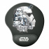 Mousepad Steren con Descansa Muñecas Trooper, 22 x 25.5cm, Gris/Blanco  1