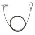 Steren Candado de Combinación para Laptops COM-225, 1.8 Metros, Negro/Acero  2
