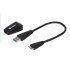 Steren Adaptador USB A Macho - VGA Hembra, Negro  3