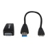 Steren Adaptador USB A Macho - VGA Hembra, Negro  4
