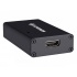 Steren Adaptador USB-Hembra - HDMI-Hembra, Negro  1