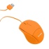 Mini Mouse Steren Óptico COM-5219, Alámbrico, USB, 800DPI, Naranja  1