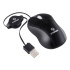 Steren Mini Mouse Óptico COM-525, Alámbrico, USB, 800DPI, Negro  1